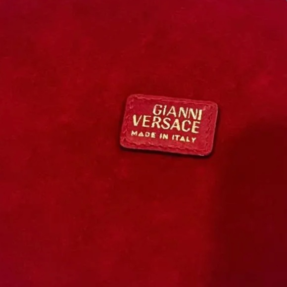 Vintage Gianni Versace Red Leather Jewelry Box Beautiful 😍 - Picture 3 of 5